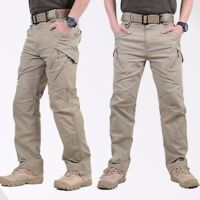 Pantalon cargo tactique homme, pantalon SWAT, pantalon de randonnée multipoches, pantalon d'entraînement, pantalon militaire - Taille L
