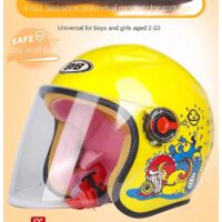 Casque de moto/scooter mignon et tendance pour enfants, garçon/fille