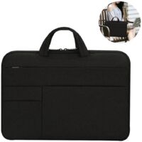 Housse légère et imperméable pour ordinateur portable 13,3/15,6 pouces avec bandoulière - Noir-13.3inches