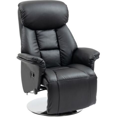 Fauteuil inclinable ajustable manuellement support 150 kg siège confortable (1/5)