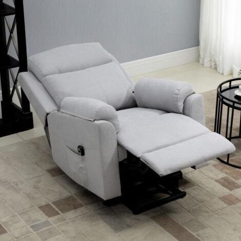 Fauteuil inclinable électrique inclinaison seniors hauteur confortable ajustable (1/5)