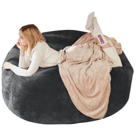 Pouf 1.5 m canapé adulte fauteuil lecture moelleux confortable chambre balcon (1/3)