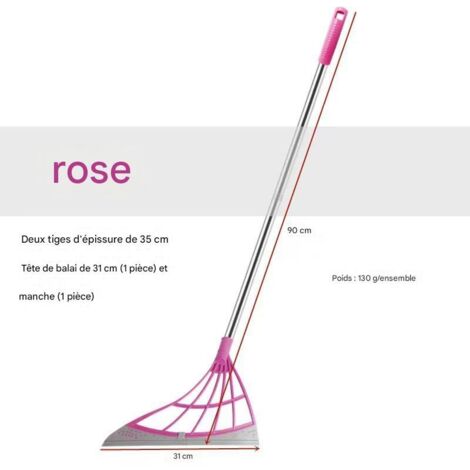 Grattoir magique multifonctionnel 3 en 1 - Rose + Tête de rechange individuelle - Hygiénique et durable (1/5)
