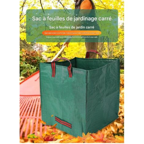 Sac de rangement carré pour feuilles - Imperméable - Grande capacité-270L 65x65x65cm (1/5)