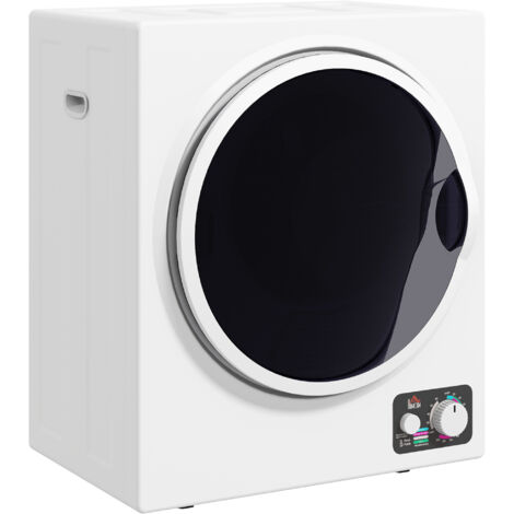 Mini sèche-linge 4 kg avec 4 programmes, 2 niveaux de chauffage, stérilisation jusqu'à 65 °C, 850 W pour le linge
