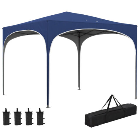 Gazebo de jardin renforcé en acier, structure solide et durable, abri extérieur polyvalent parfait pour les activités et sports en plein air. (1/5)
