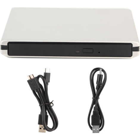 Lecteur Graveur Externe USB 3.0 pour PC Portable - Grave DVD CD Blu-ray