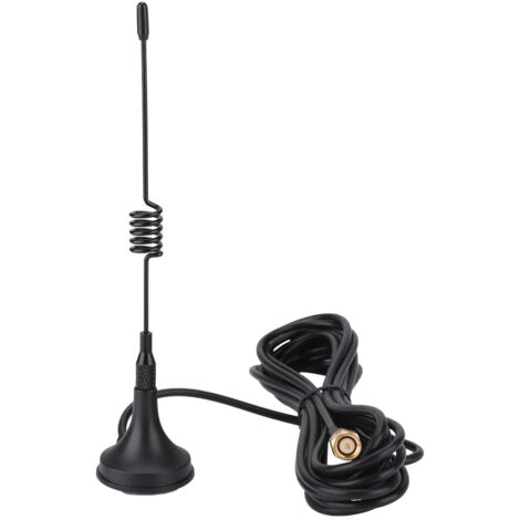 Antenne magnétique 433MHz avec connecteur RP-SMA mâle droit pour radioamateur (1/5)