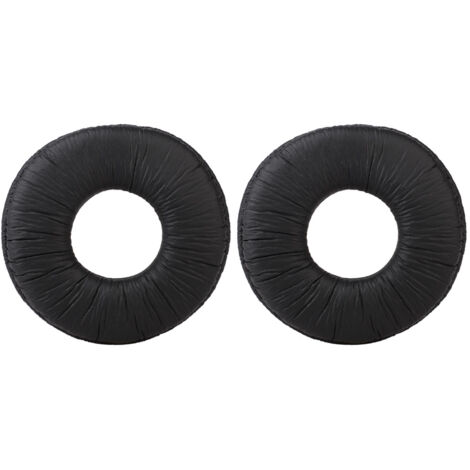 Coussinets d'oreille 70mm noirs haute élasticité, durables et confortables pour casque MDR ZX100 ZX300 (1/4)