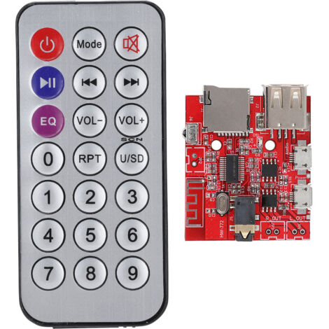 Module Récepteur Bluetooth 4.1 avec Télécommande pour Décodage MP3 et Circuit Audio (1/5)