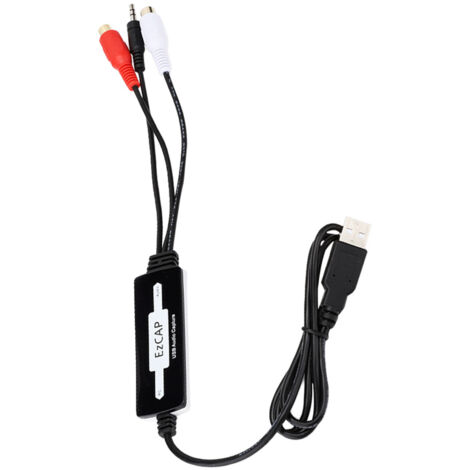 Carte de Capture Audio USB Haute Qualité avec Interface Audio 3.5mm pour Enregistrement Stéréo