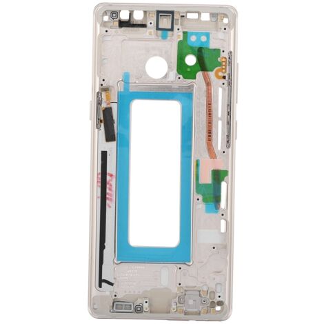 Cadre métallique et coque arrière de remplacement pour Samsung Galaxy Note 8 N950F (Doré) (1/5)