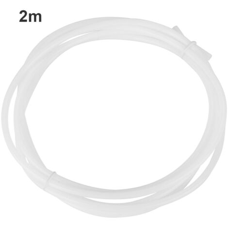 Tube Bowden PTFE Blanc pour Filament 1.75mm (Diamètre Intérieur 2.0mm/Extérieur 4.0mm) - 2 Mètres pour Imprimantes 3D (1/5)
