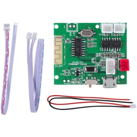 Amplificateur Audio Bluetooth 5.0 2x5W avec Entrée AUX - Carte Ampli 3.7V/5V pour Haut-Parleurs (1/5)
