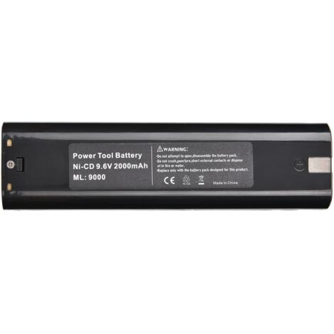 Batterie rechargeable Ni-Cd 9.6V grande capacité 2000mAh pour perceuse Makita, charge rapide (1/5)