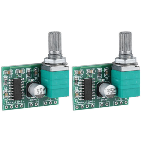 2 Pièces Module Amplificateur Audio PAM8403 Mini 5V Numérique Carte de Puissance (1/5)