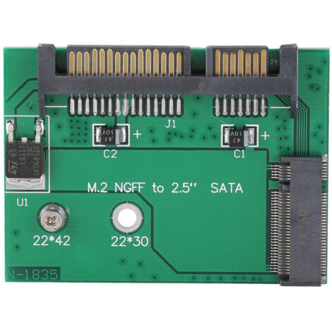 Carte d'extension M.2 NGFF vers SATA 2,5 pouces de haute qualité (1/5)