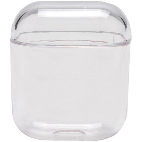 Étui de protection transparent pour boîtier de charge d'écouteurs Bluetooth, compatible iPhone (1/5)