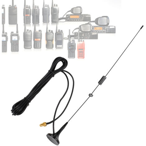 Antenne Magn tique Voiture SMA Femelle Double Bande VHF UHF Pour antenne-magn-tique-voiture-sma-femelle-double-bande-vhf-uhf-pour