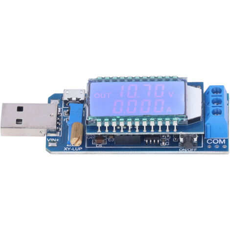 Module d'Alimentation Buck Boost avec Double Affichage - Régulateur USB de Bureau DC/DC 5V vers 3.3V 9V 12V 24V (1/5)