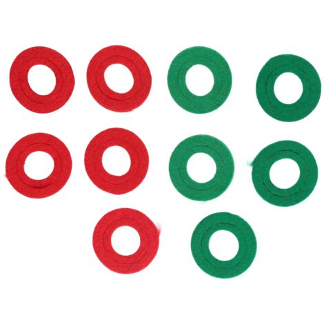 10 Pièces Joints Fibre pour Batterie, Protections Bornes Poste Supérieur Anti-Fuites Rouge et Vert (1/5)