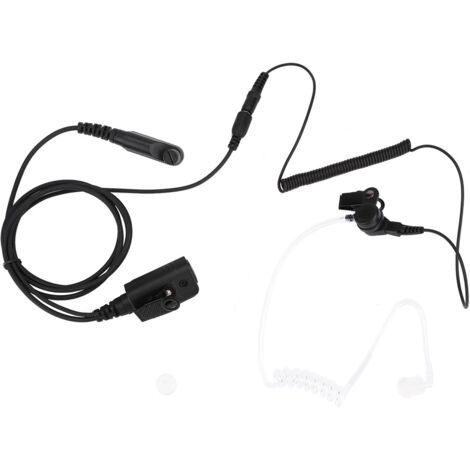 Zerama Casque Tube Acoustique avec Micro pour Radio HYT Hytera PD600 PD602 PD605 (1/5)