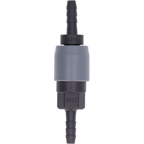 Raccord Rapide Pneumatique Type C pour Tuyau PU, Couplage Auto-Blocant pour Air/Gaz, Accessoires Conduites (SH20+PH20) (1/5)