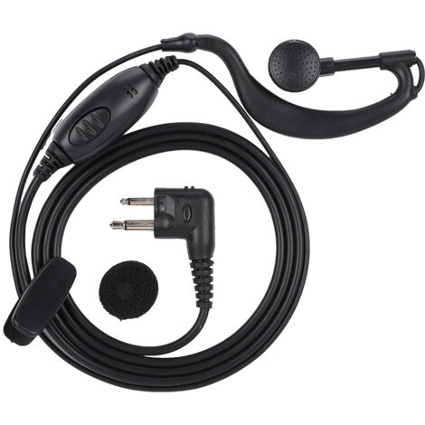 Casque Oreillette Micro Oreille avec Bouton PTT pour Talkie-Walkie (1/5)