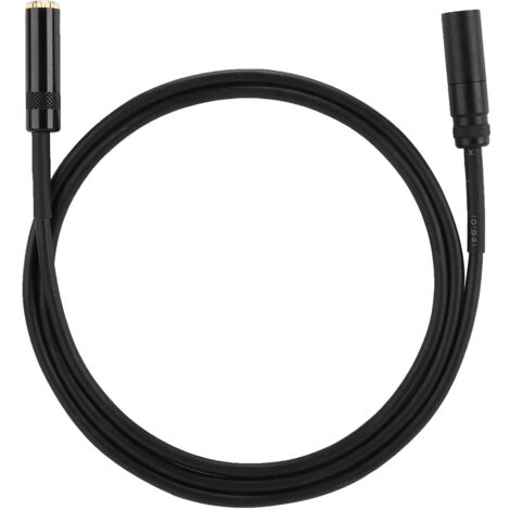 Adaptateur Audio 3.5mm Femelle vers Mini XLR Mâle pour Caméra et Matériel Photo (1m) (1/5)
