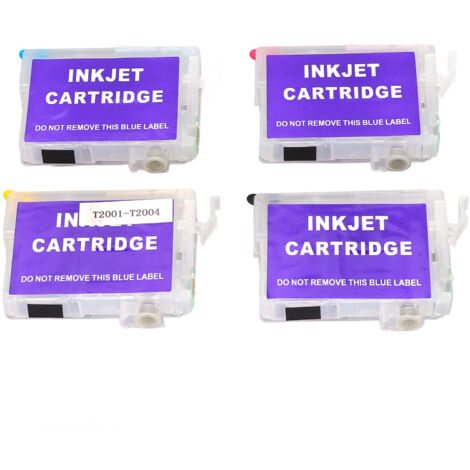 Cartouche d'encre rechargeable compatible pour imprimantes XP-200, XP-300, XP-400, WF-2520, WF-2530, WF-2540 (1/5)