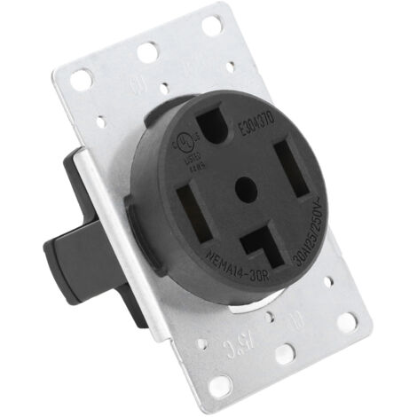 Connecteur de Prise Femelle Industrielle 4 Pôles, 30A 125V/250V, Norme Américaine (1/5)