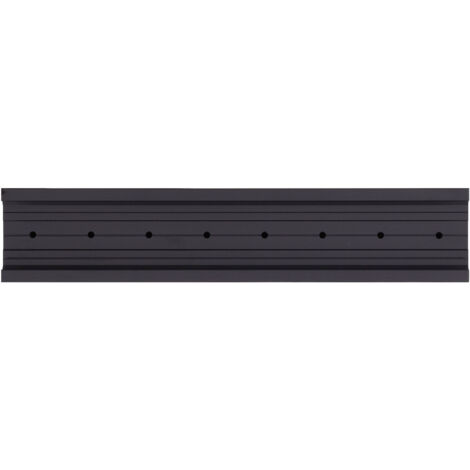 Rail Guide Linéaire en Aluminium, Fente V, Noir, pour Imprimante et Gravure, 200mm / 7.87in (1/5)