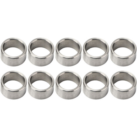 10 Pièces Rondelles Espaceurs 15mm OD 12mm ID Acier Inoxydable Kit Accessoires Quincaillerie (1/5)