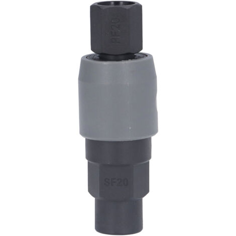 Raccord Pneumatique Rapide à Auto-Blocage Type C en Plastique Acier pour Tuyau (SF20+PF20 Filetage Femelle 1/4 Pouce) (1/5)