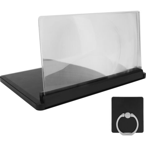 Amplificateur HD portable pour téléphone avec support 12 pouces et loupe - outil pratique (1/5)