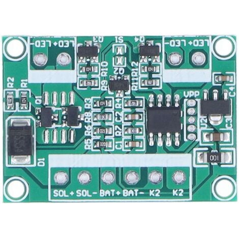 Carte de circuit imprimé pour lampe solaire de jardin 6V 12V, clignotant jaune alternatif, lumière d'avertissement lente 3.7V (1/5)