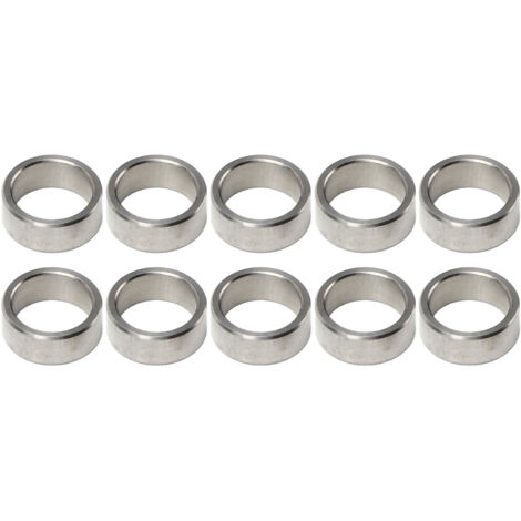 10 Pièces Rondelles Espaceurs 15mm OD 12mm ID Acier Inoxydable Kit Accessoires Quincaillerie (1/5)
