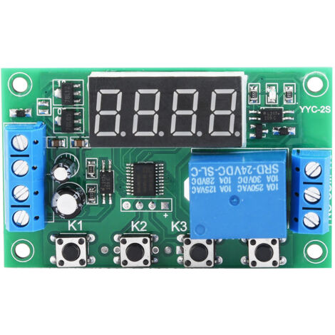 Minuterie à LED réglable, module de relais pour automatisation 24V (1/5)