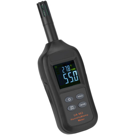 Thermomètre Hygromètre Numérique UA963 avec Mesure Point de Rosée et ...
