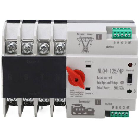 Interrupteur de Transfert Automatique 4P 80A AC400V Double Alimentation Haute Température (1/5)