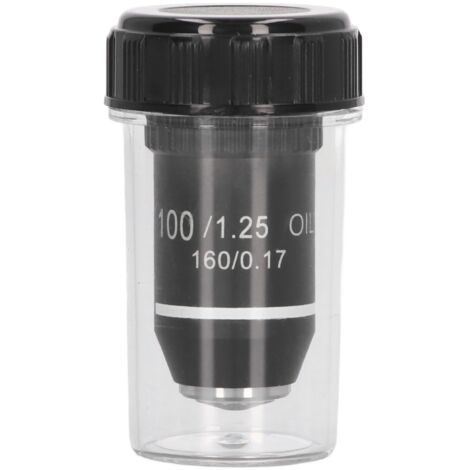 Objectif de microscope 100X haute puissance, remplacement pour objectif 20.2mm, lentille grossissante professionnelle (1/5)