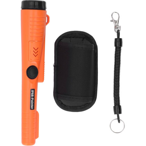 Détecteur de métaux portable professionnel pour chasse au trésor, adultes et enfants, couleur orange (1/5)
