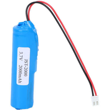 Batterie Lithium JST 3.7V 2000mAh Haute Capacité avec Protection contre les Courts-Circuits et Surtensions