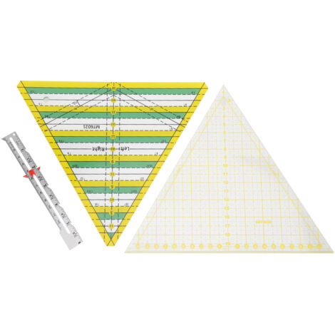 Règle de couture professionnelle pour mesures et tracés précis - Accessoire indispensable atelier DIY (1/5)