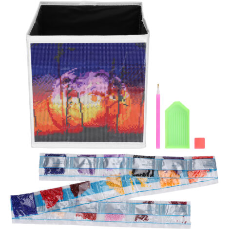 Boîte de Rangement DIY pour Kits de Diamond Painting avec Cristaux et Strass Décoratifs (1/5)