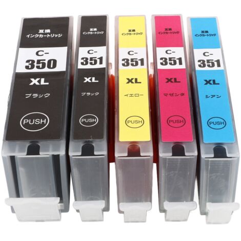 Cartouches d'encre compatibles pour imprimantes Canon PIXUS MG5430, MG5530, MG5630, MG6330, MG6530, MG6730, MG7130 - 5 couleurs (Noir, Cyan, Magenta, Jaune)
