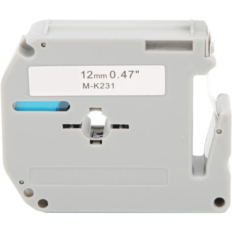 Ruban d'impression pour étiqueteuse - Recharge haute résistance, impression nette noir sur blanc, compatible imprimantes étiquettes (1/5)