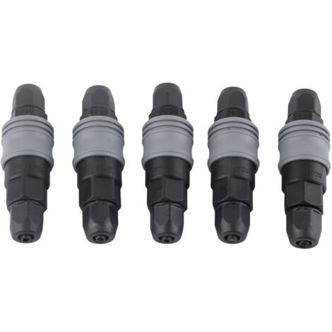 5 Ensembles de Raccords Rapides Pneumatiques Type C Auto‑Bloquants pour Compresseur, Douille et Bouchon de Raccord de Tuyau (SP+PP‑20) (1/5)