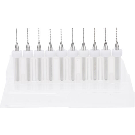 10 pièces forets en acier tungstène 0.7mm pour gravure sur bois, accessoire de perçage