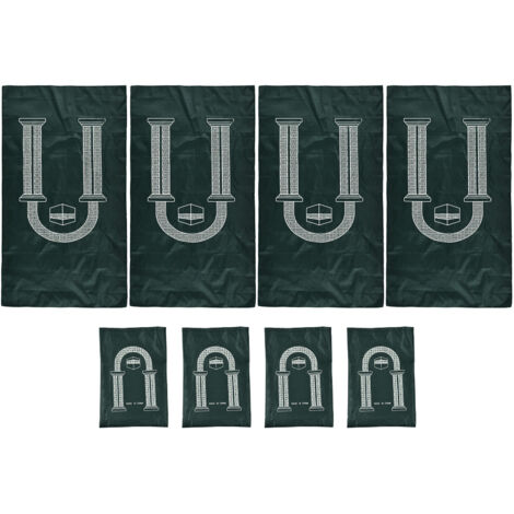 4 Tapis de Prière Musulman Léger Imperméable PU 4 Couleurs Voyage Bureau Maison Cadeau Aïd Mubarak (1/5)